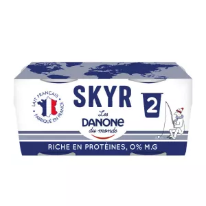 Skyr Nature 0% Mg 2x140g - Danone