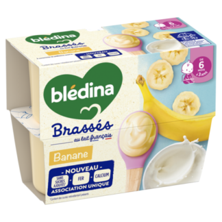 Rührdessert mit Bananengeschmack ab 6 Monaten 4x95g - BLÉDINA