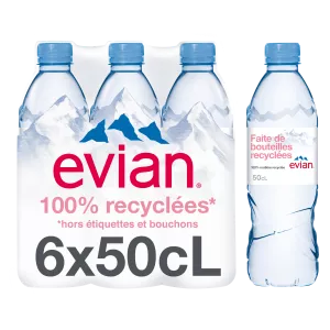 Natürliches Mineralwasser 6x50cl - EVIAN