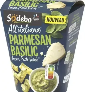 Italienische Box mit grünem Parmesan-Basilikum-Pesto 280 g – Sodebo
