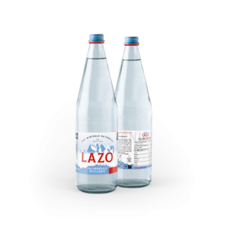 Mineralwasser mit Kohlensäure im 75cl-Glas - LAZO