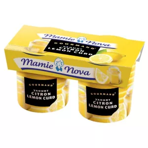 Yaourt Gourmand Zitronenquark 2x150 - Mamie Nova