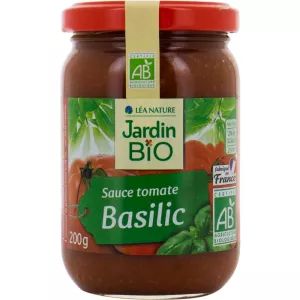 Bio-Tomaten-Basilikum-Sauce 200g - JARDIN Bio