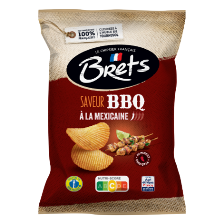 Chips mit mexikanischem BBQ-Geschmack, 125 g - BRETS