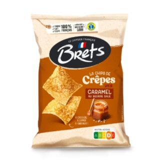 Pfannkuchenchips mit gesalzener Butter und Karamellgeschmack, 100 g -  BRETS
