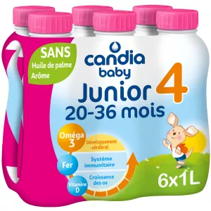 Flüssige Babymilch ab 20 Monaten 6x1L - CANDIA BABY