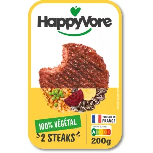Pflanzen- und Gourmet -Steaks 200g - Happyvore