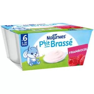 P'tit Brassé Desserts Baby 6+ Monate Himbeere 4x100g - NESTLE - NESTLÉ
