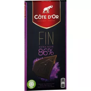 Extra 100g feine dunkle Schokoladentafel - COTE D'OR