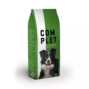 Futter für ausgewachsene Hunde mit Huhn und Gemüse, 10 kg - Amity