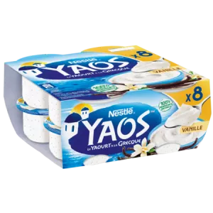 Griechischer Vanillejoghurt x8 (125g) - YAOS