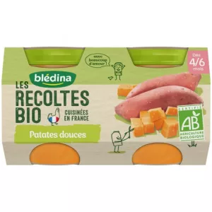 Bio-Süßkartoffeltöpfe ab 4/6 Monaten 2x130g - BLEDINA