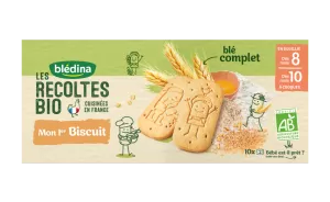 Bio-Vollkorn-Babykekse ab 8 Monaten 150g - BLEDINA