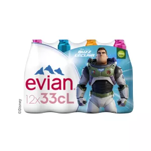 Natürliches Mineralwasser 12x33cl - EVIAN