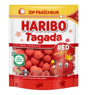 Tagada zip frische Bonbons, 220g - HARIBO