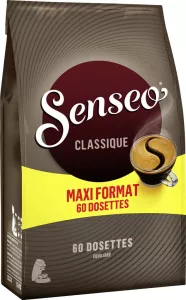 Senseo-kompatible klassische Kaffeepads, 60 Pads, 416 g - SENSEO