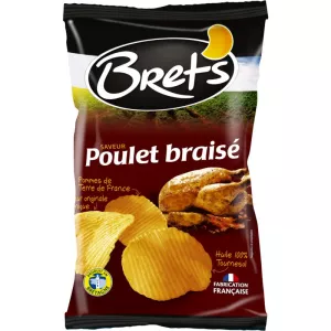 Geschmorte Hühnchen -Chips, 125 g - BRET'S