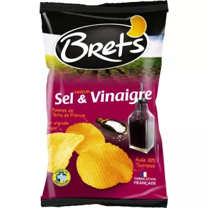 Salz- und Essigchips 125g - BRET'S