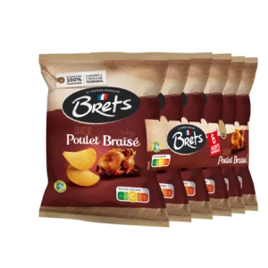 Geschmorte Hähnchenchips 6X25g - BRET'S