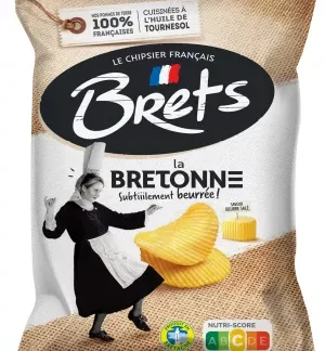 La Bretonne Chips mit gesalzener Butter 125g - BRET'S