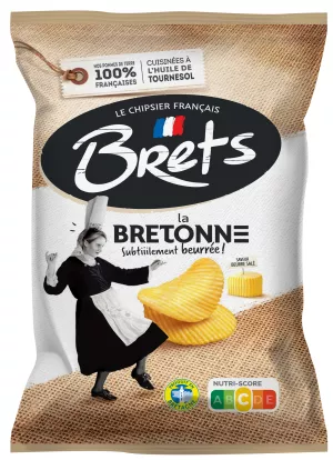 La Bretonne Chips mit gesalzener Butter 125g - BRET'S