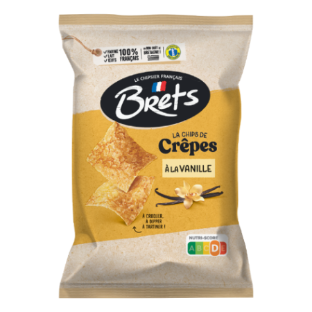 Vanille-Pfannkuchenchips 100g - BRETS