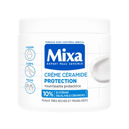 Ceramide Protective Nährende Schutzcreme für sehr trockene und geschwächte Haut 400 ml - MIXA