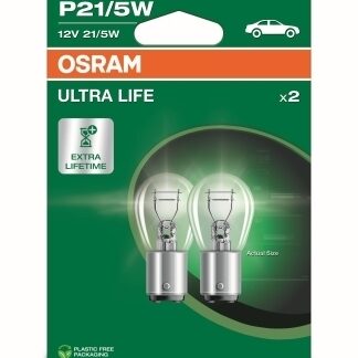2 Amp Osram P21 5w Ultralife