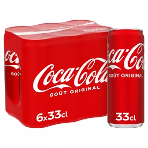 Originalgeschmackslimonade 6x33cl -COCA-COLA