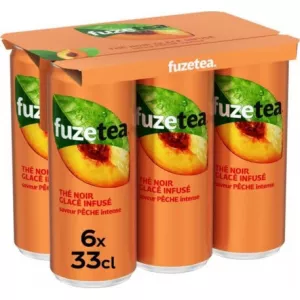 Intensives Fischereigeschmack mit Teegetränk 6x33cl - FUZE TEA