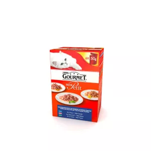 Mon Petit Katzenfutter, Thunfisch/Lachs/Forelle 6x50g - PURINA GOURMET