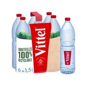 Stilles natürliches Mineralwasser 6x1,5L - VITTEL