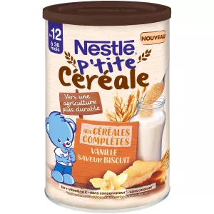 P'tite Céréale mit Vollkorn-Vanillekeks-Geschmack, 415 g - NESTLE